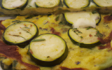 Omelette de courgettes à la feta