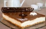 Entremets vanille-chocolat