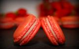 Macarons à la soupe de fraises