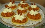 Fraîcheur de blinis tomaté au St Moret