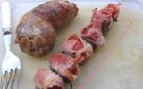 Brochettes de tomates cerise au lard