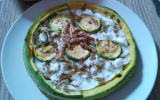 Tarte light aux courgettes et au riz