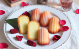 Financiers au litchis et à la rose