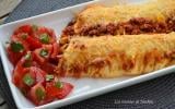 Enchiladas au chili con carne gratinés au cheddar