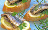 Crostini aux filets d'anchois