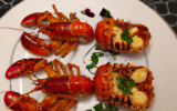 Homard grillé et Belles de Fontenay