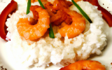 Riz poivron crevettes