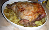 Gigot d'agneau boulanger