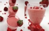 Mousse de fraises au fromage blanc