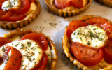 Tartelettes aux tomates et à la mozzarella