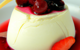 Bavarois au fromage blanc et aux fruits rouges