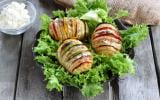 Pommes de terre à la suédoise aux poivrons et fromage frais