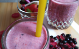 Smoothie fruits rouges