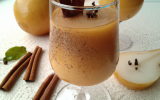 Jus de poire à la cannelle et au sirop d'érable