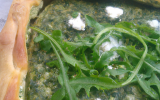 Tarte ricotta et roquette farcie au pesto