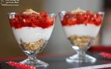 Trifle à la fraise et au fromage blanc