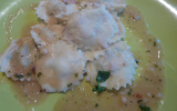 Raviolis farcis au jambon et sa sauce au cresson