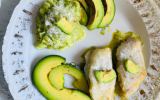 Filets de poisson au parmesan et à l 'avocat