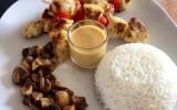 Brochettes de poulet citromarin