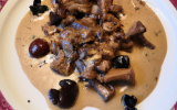 Sauté de chapon sauce foie gras et morilles