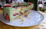 Fraisier à la pistache pâtissier