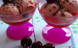 Glace express aux cerises