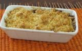 Crumble de chou au saumon