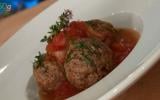 Boulettes de viande, sauce tomate