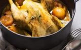 Poulet aux abricots et au cidre