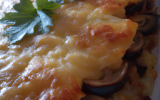 Lasagnes aux champignons et aubergine