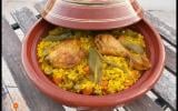 Poulet et son riz safrané