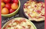 Clafoutis gourmand aux petites prunes