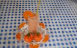 Smoothie mandarine-fraise