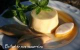 Panacotta aux calissons et navettes à la fleur d'oranger