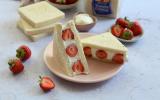 Sandwich japonais aux fraises