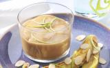 Verrine de caramel et sa banane caramélisée