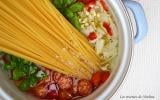 One pot pasta : linguines aux tomates cerise et basilic