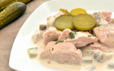 Blanquette de veau aux cornichons