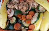 Tajine au poulet et aux courgettes