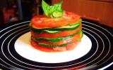 Millefeuille de courgettes et tomates