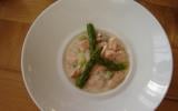 Blanquette de saumon aux asperges fraîches