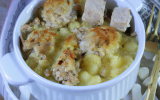 Crumble de poulet en mini-cocotte