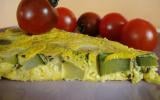 Omelette aux courgettes et basilic