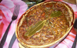 Gâteau aux foies de volaille et escalope de dinde