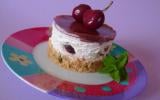 Cheesecake aux cerises sans cuisson