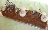 Bûche ganache chocolat noir