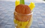 Verrine ananas et petit cake citron