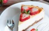 Cheesecake aux fraises express