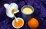 Panna Cotta à l'ancienne, coulis d'abricot à l'Ylang Ylang