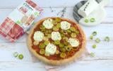 Pizza sans gluten aux légumes et au chèvre